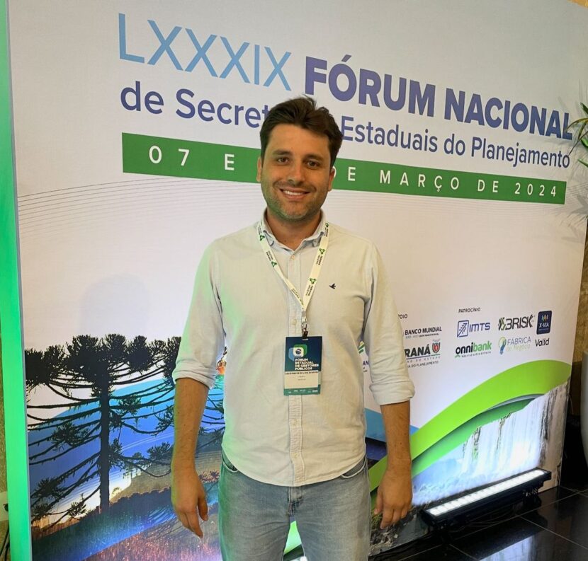 Prefeito de Tomazina destaca importância do planejamento em evento em Foz do Iguaçu