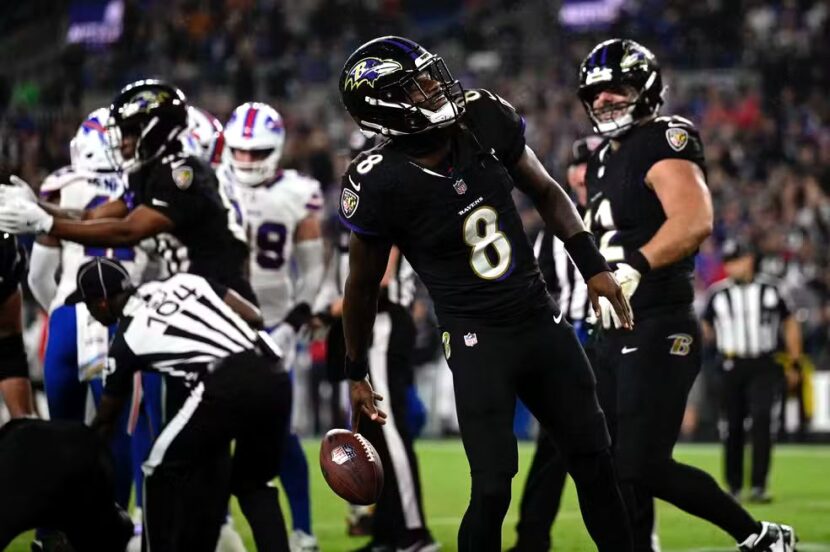 NFL: Em noite de Lamar Jackson, Baltimore Ravens vence Buffalo Bills