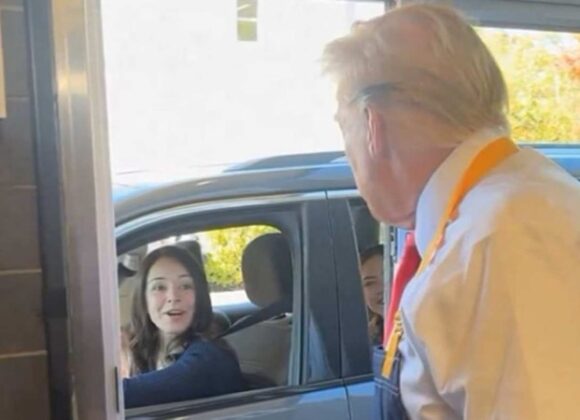 Brasileira encontra Trump em evento de campanha do candidato americano a presidência