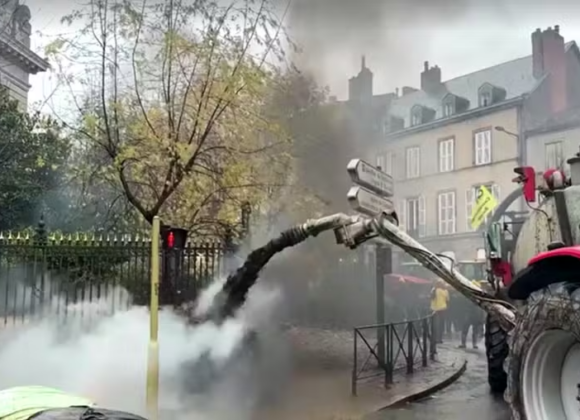 França-tem-protestos-pelo-3°-dia-seguido-após-acordo-com-Mercosul