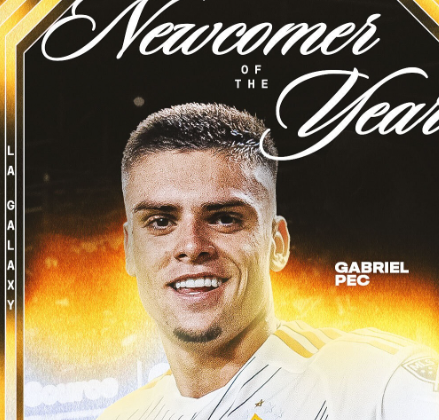 Gabriel Pec supera astros mundiais e é eleito contratação do ano na MLS Gabriel Pec supera astros mundiais e é eleito contratação do ano na MLS