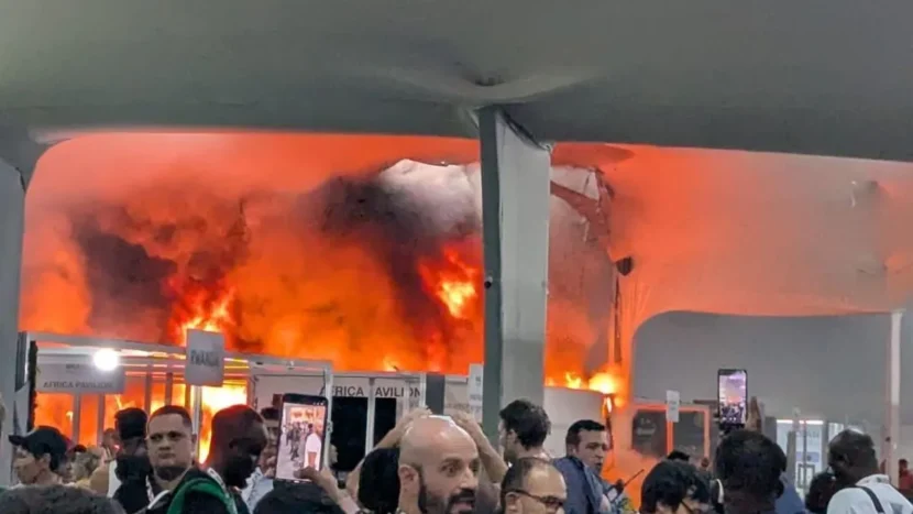 Incêndio na COP30 assusta participantes do evento cop30-incendio-e1763659378228