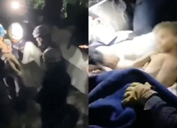 Criança é resgatada com vida seis dias após terremoto na Venezuela e emociona equipes de salvamento Criança resgatada na Venezuela